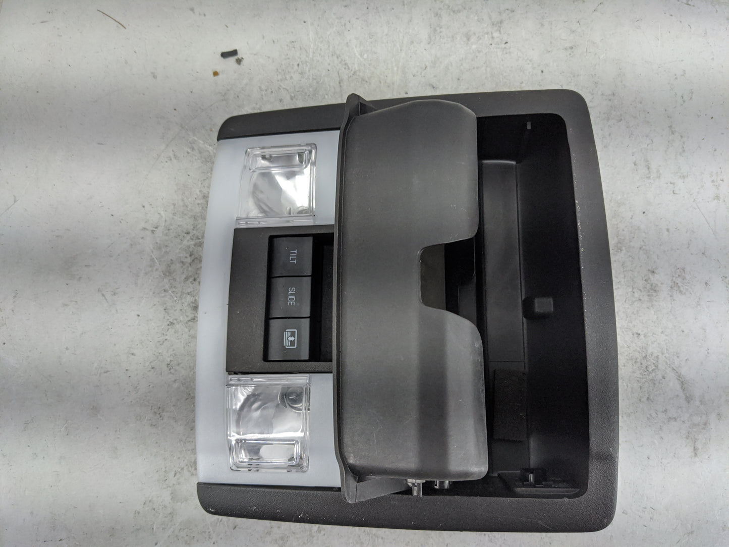 2011-2015 Ford Explorer Overhead Console W/rear Climate Control Black - Oemusedautoparts1.com