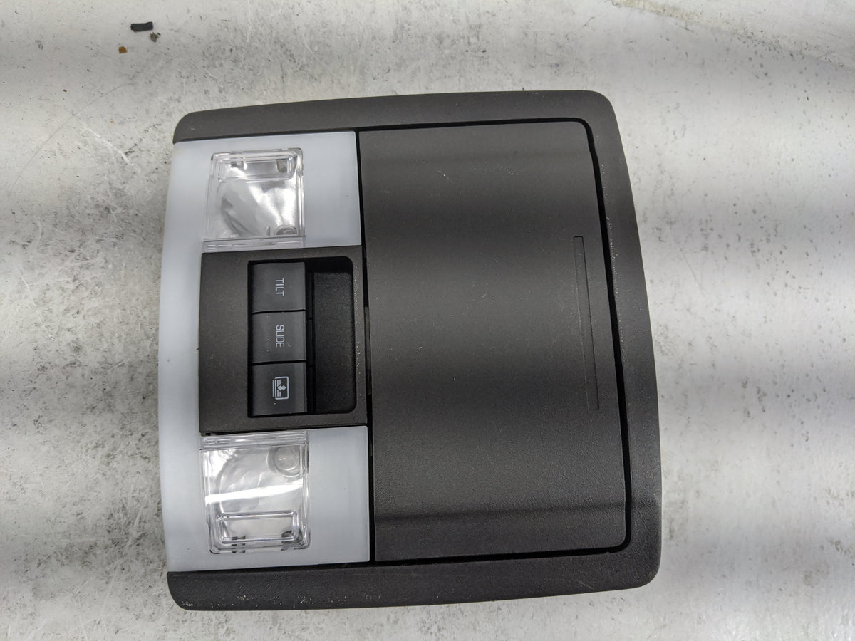 2011-2015 Ford Explorer Overhead Console W/rear Climate Control Black - Oemusedautoparts1.com