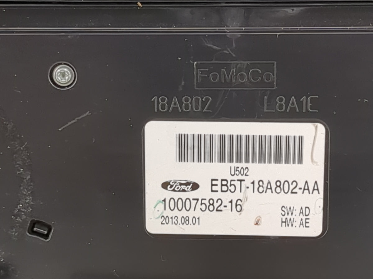 2011-2014 Ford Explorer Climate Control Module Temperature AC/Heater Replacement P/N:EB5T-18A802-AA 10007582-16 Fits OEM Use