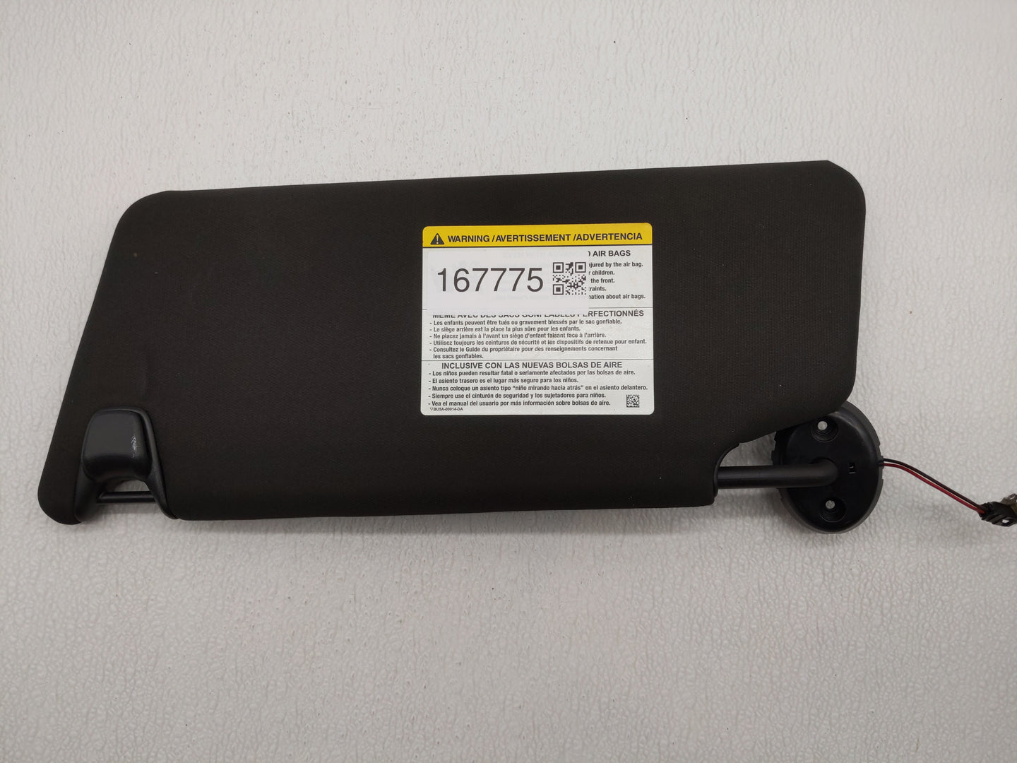 2011-2015 Ford Explorer Sun Visor Shade Replacement Passenger Right Mirror Fits Fits 2011 2012 2013 2014 2015 OEM Used Auto 