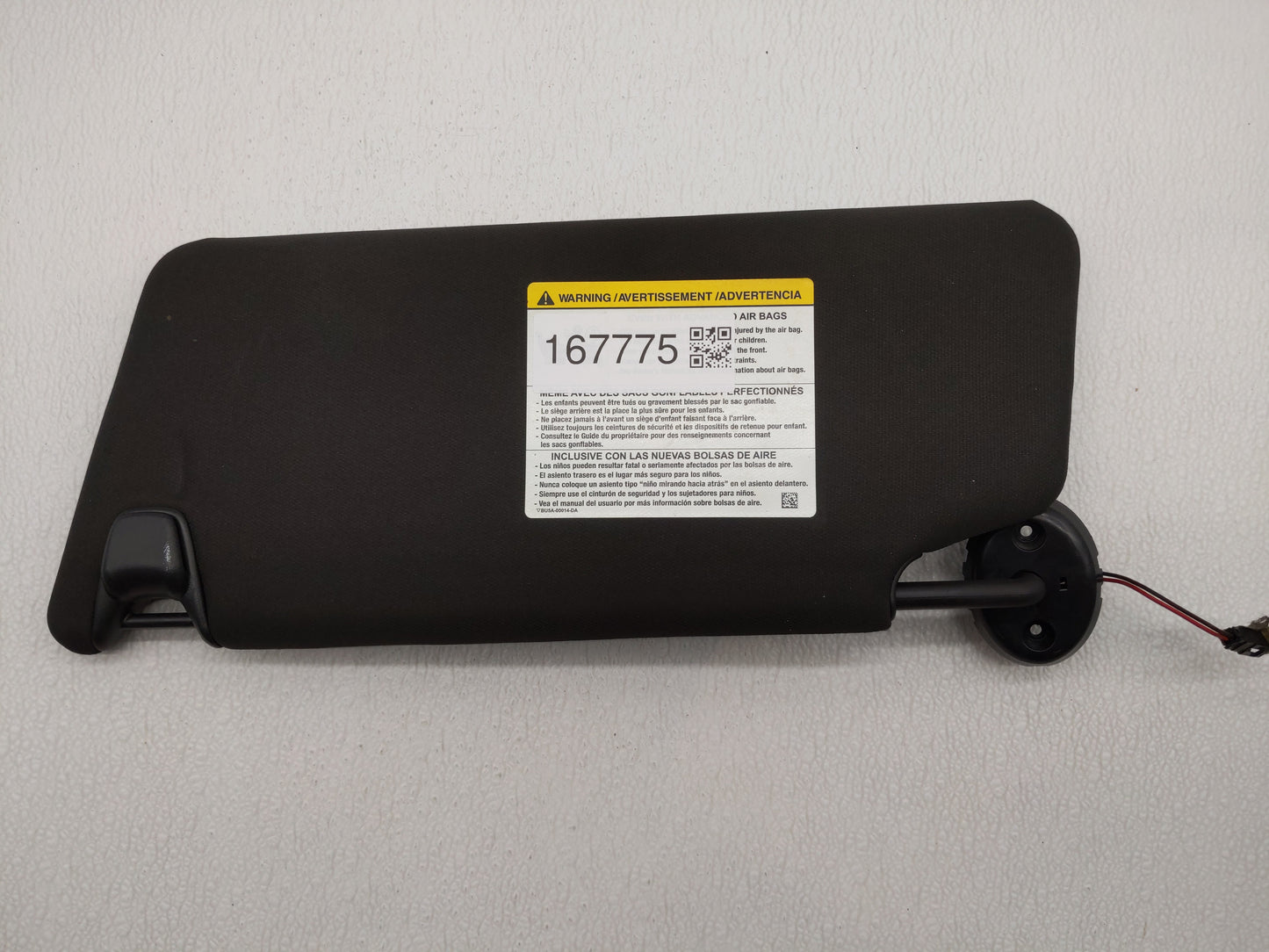 2011-2015 Ford Explorer Sun Visor Shade Replacement Passenger Right Mirror Fits Fits 2011 2012 2013 2014 2015 OEM Used Auto 