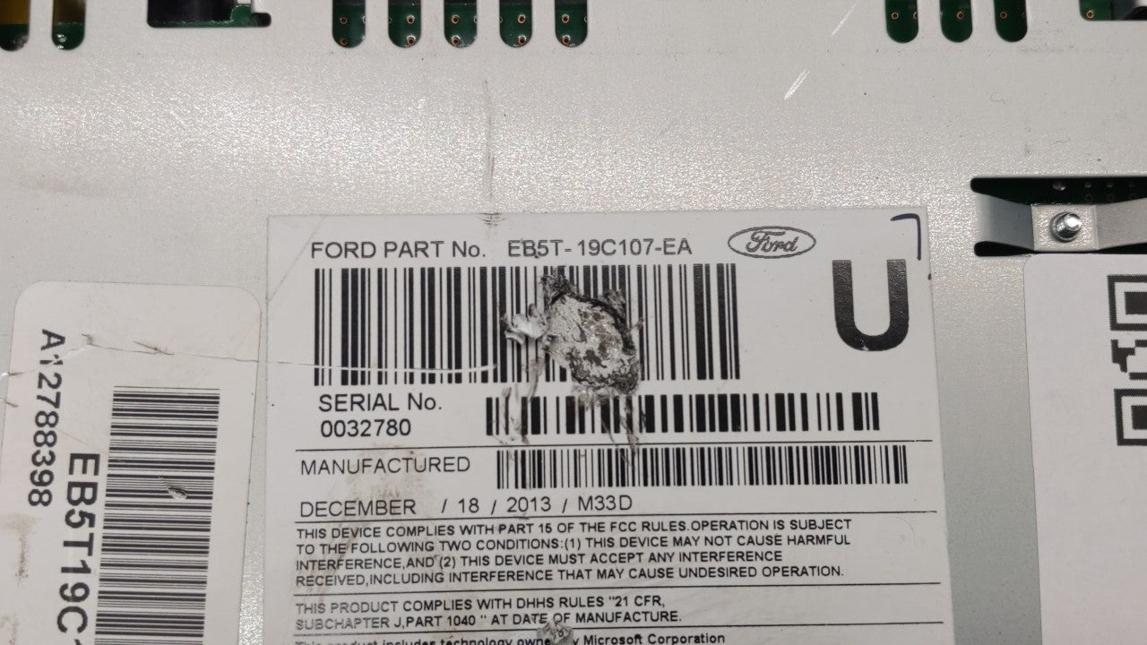 2014-2014 Ford Explorer Am Fm Cd Player Radio Receiver - Oemusedautoparts1.com