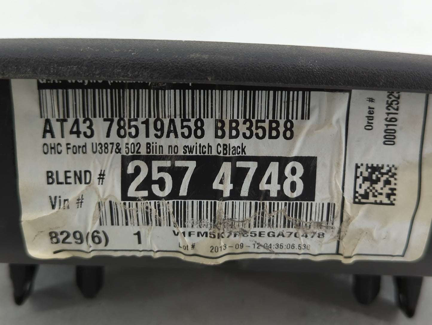 2014 Ford Explorer Overhead Roof Console - Oemusedautoparts1.com