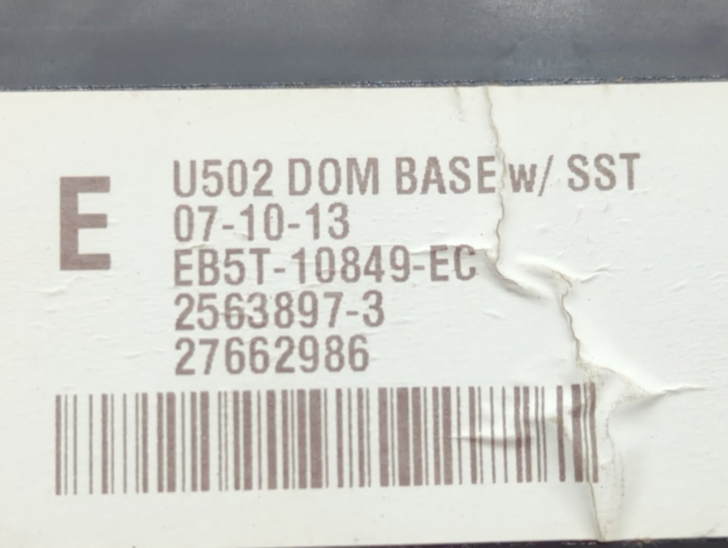 2013 Ford Explorer Instrument Cluster Speedometer Gauges P/N:DB5T-10849-EC DB5T-10849-DH, DB5T-10849-EE Fits OEM Used Auto P