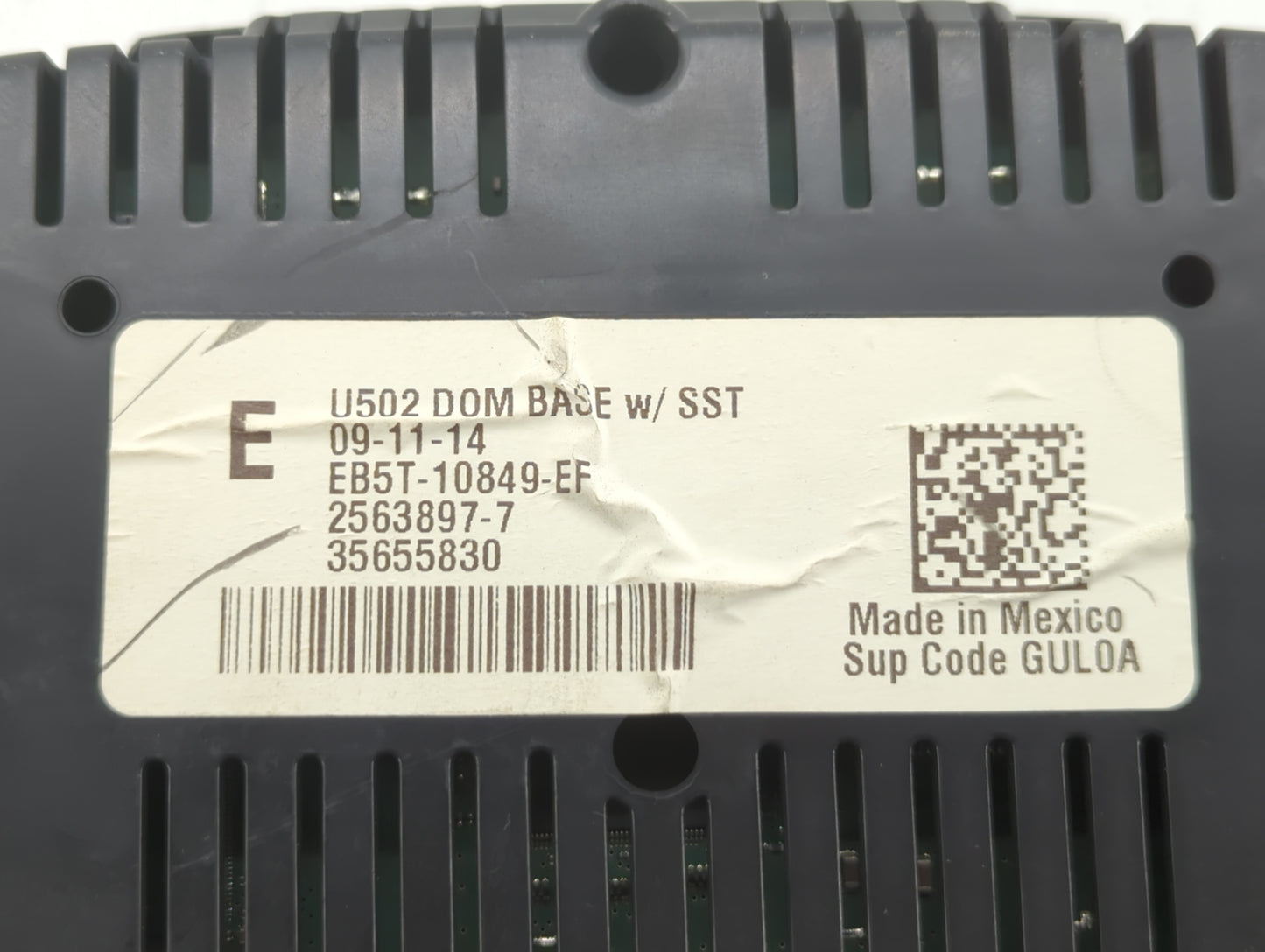 2014-2015 Ford Explorer Instrument Cluster Speedometer Gauges P/N:EB5T-10849-EF EB5T-10849-ED Fits Fits 2014 2015 OEM Used A