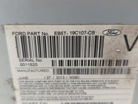 2014 Ford Explorer Radio AM FM Cd Player Receiver Replacement P/N:EB5T19C107CB EB5T-19C107-CB Fits OEM Used Auto Parts - Oem