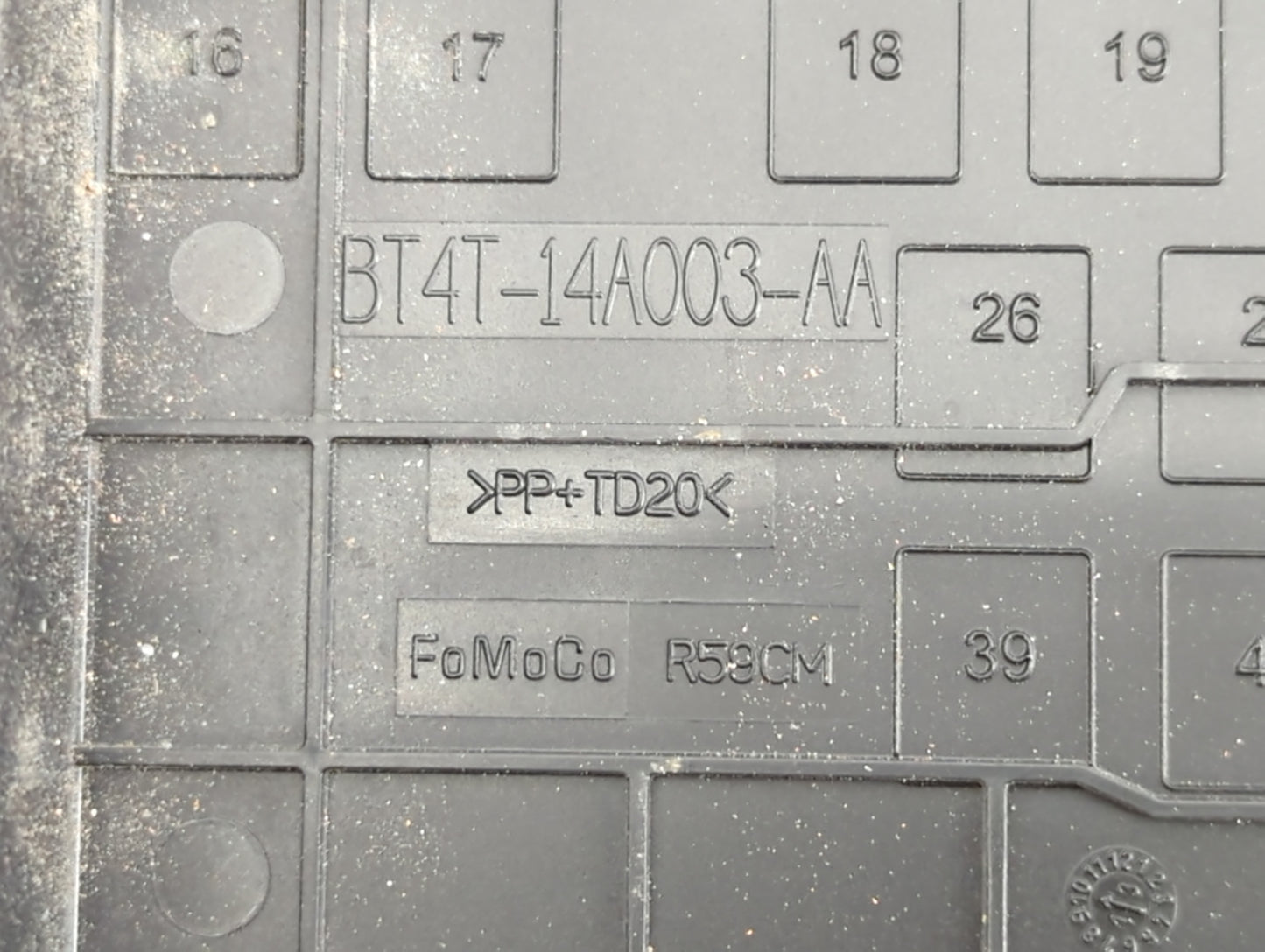 2014-2015 Ford Explorer Fusebox Fuse Box Panel Relay Module P/N:BT4T-14A003-AA Fits Fits 2014 2015 OEM Used Auto Parts - Oem