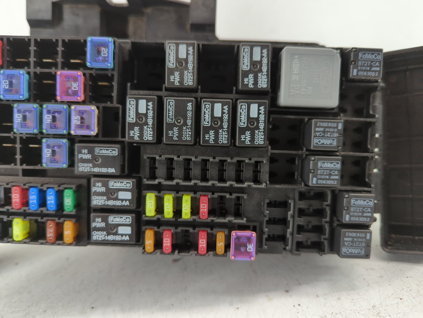 2014-2015 Ford Explorer Fusebox Fuse Box Panel Relay Module P/N:BT4T-14A003-AA Fits Fits 2014 2015 OEM Used Auto Parts - Oem