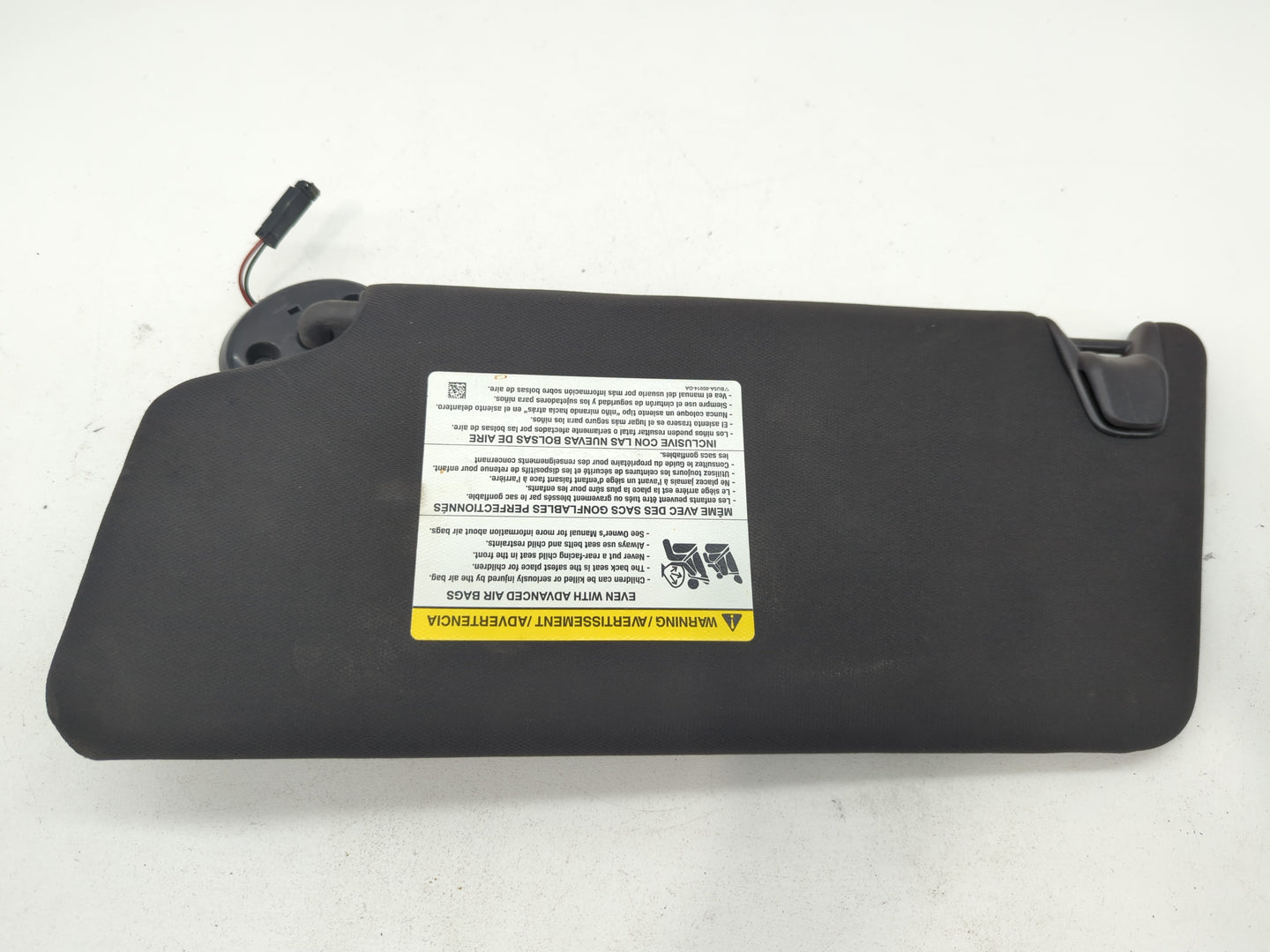 2011-2015 Ford Explorer Sun Visor Shade Replacement Passenger Right Mirror Fits Fits 2011 2012 2013 2014 2015 OEM Used Auto 