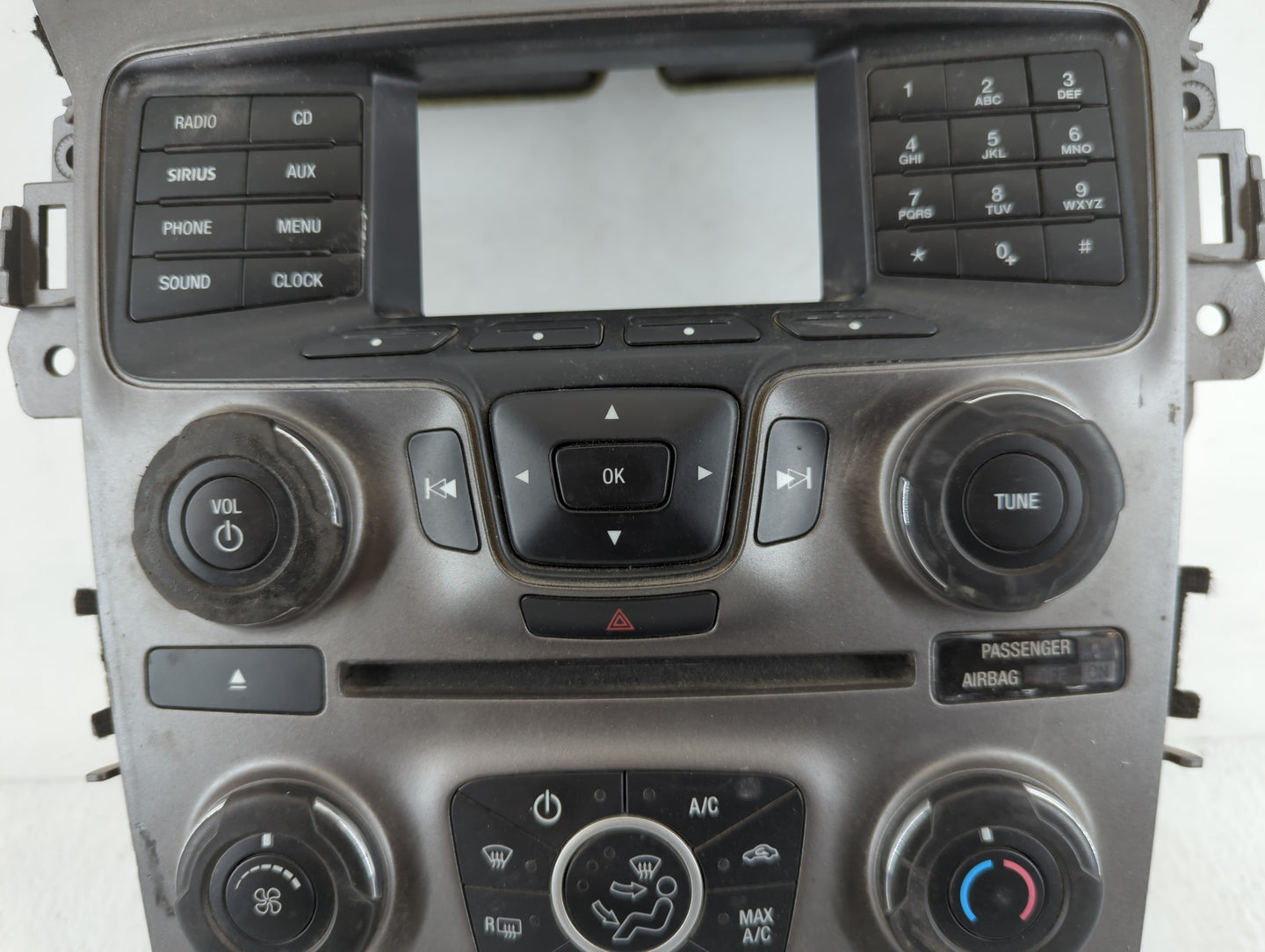 2014 Ford Explorer Radio AM FM Cd Player Receiver Replacement P/N:10007582-16 EB5T-18A802-AA Fits OEM Used Auto Parts - Oemu