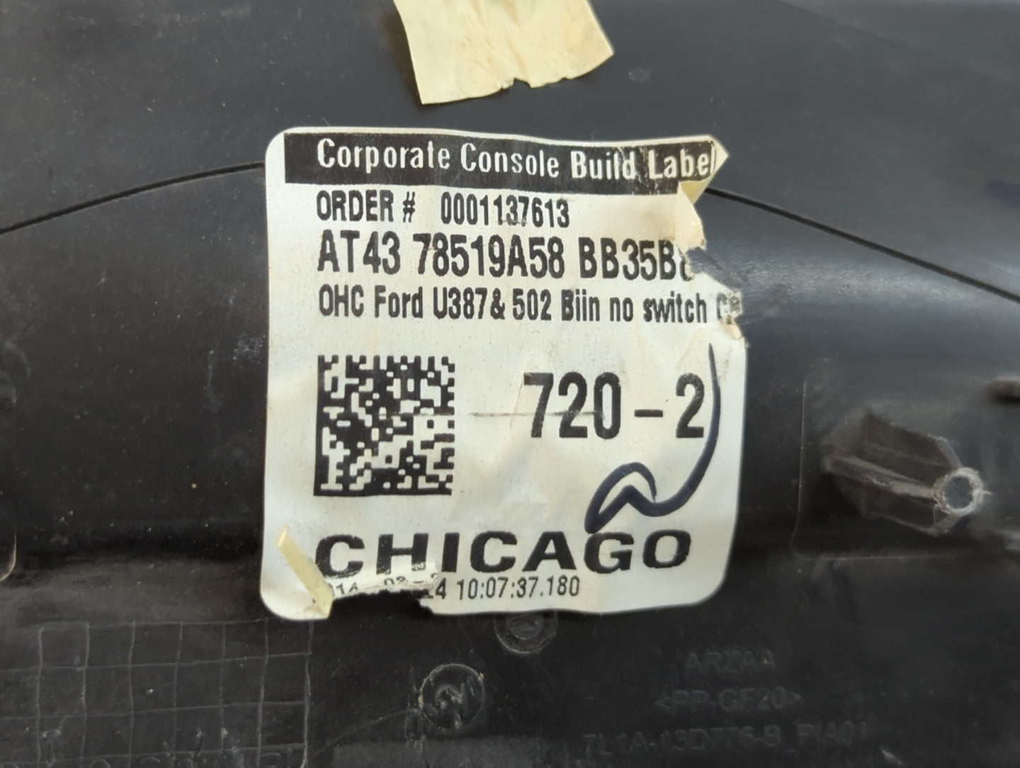 2011-2015 Ford Explorer Overhead Roof Console 798163 - Oemusedautoparts1.com