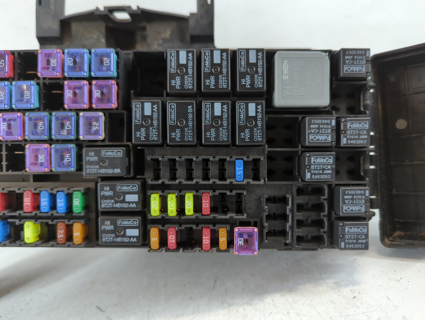 2014-2015 Ford Explorer Fusebox Fuse Box Panel Relay Module P/N:BT4T-14A003-AA Fits Fits 2014 2015 OEM Used Auto Parts - Oem
