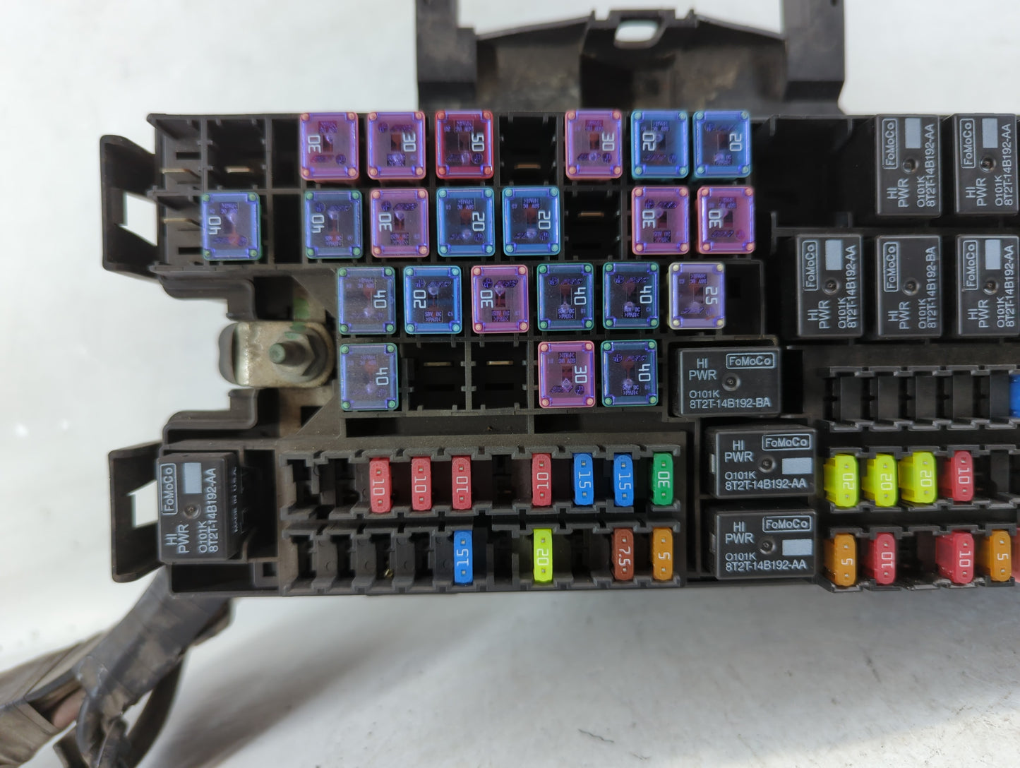 2014-2015 Ford Explorer Fusebox Fuse Box Panel Relay Module P/N:BT4T-14A003-AA Fits Fits 2014 2015 OEM Used Auto Parts - Oem