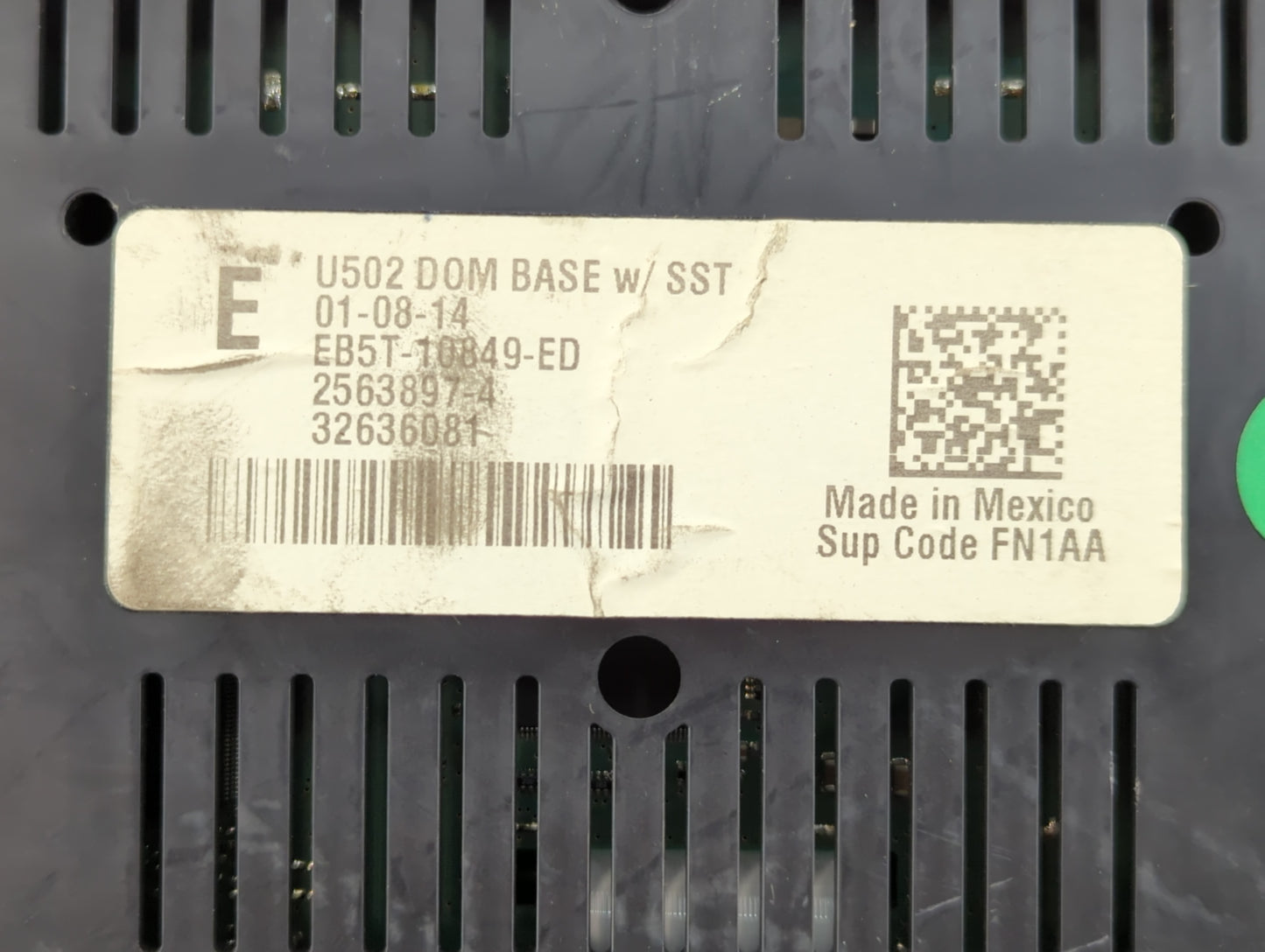 2014-2015 Ford Explorer Instrument Cluster Speedometer Gauges P/N:EB5T-10849-ED Fits Fits 2014 2015 OEM Used Auto Parts - Oe