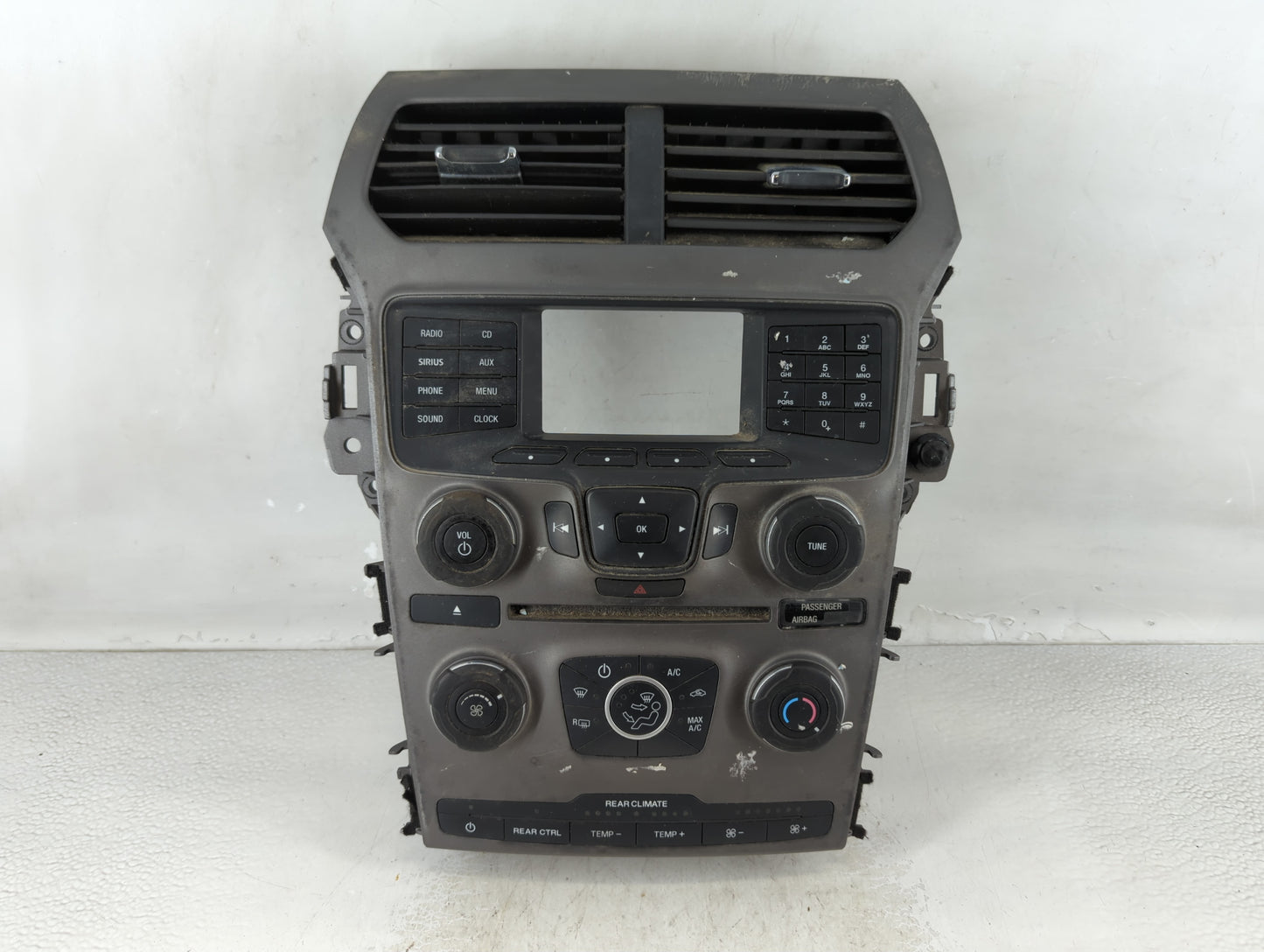 2014 Ford Explorer Climate Control Module Temperature AC/Heater Replacement Fits OEM Used Auto Parts - Oemusedautoparts1.com