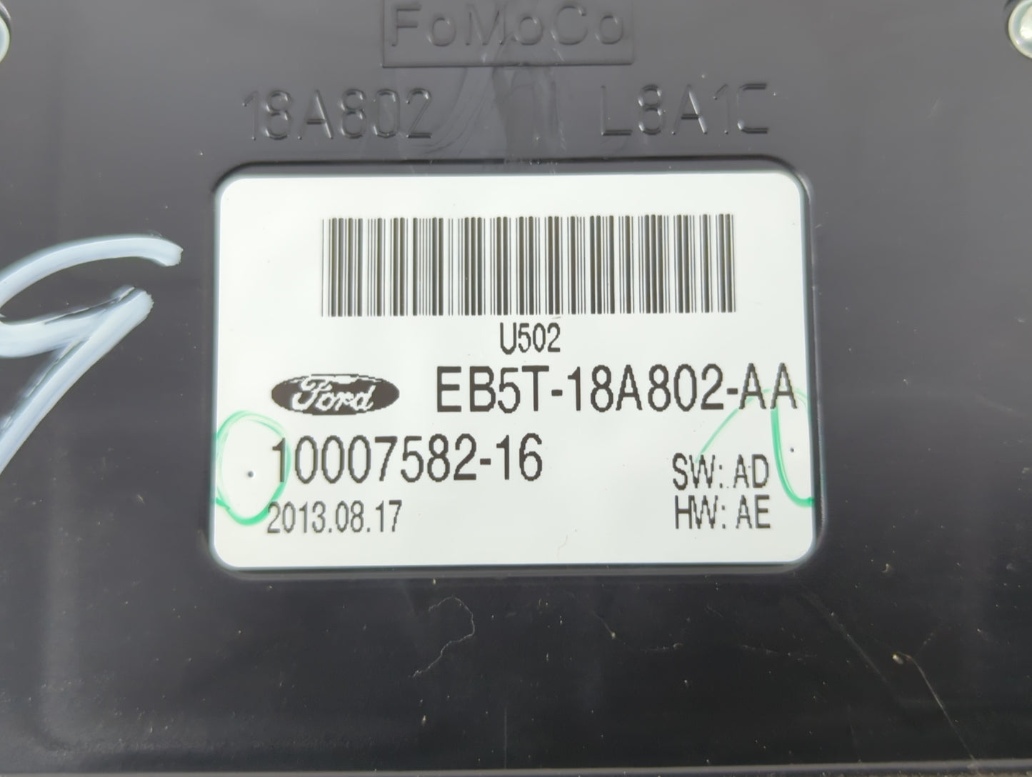 2014 Ford Explorer Climate Control Module Temperature AC/Heater Replacement Fits OEM Used Auto Parts - Oemusedautoparts1.com