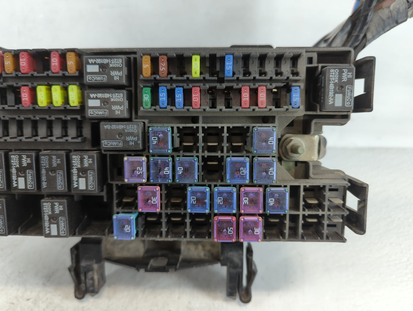 2014-2015 Ford Explorer Fusebox Fuse Box Panel Relay Module P/N:BT4T-14A003-AA Fits Fits 2014 2015 OEM Used Auto Parts - Oem