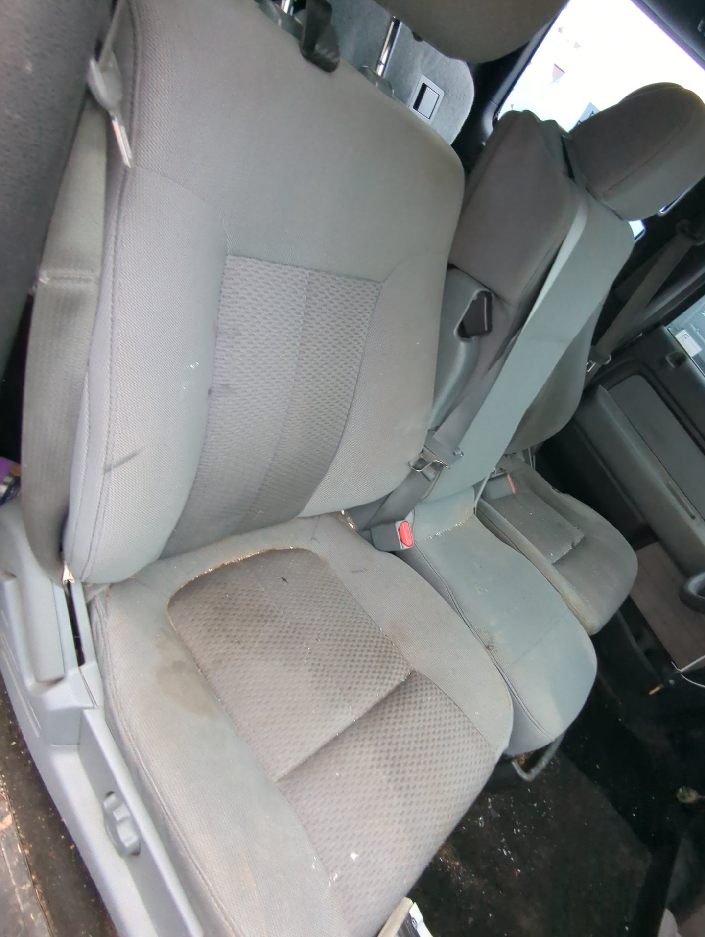 2012-2014 Ford F-150 Passenger Front Seat Oem Grey - Oemusedautoparts1.com