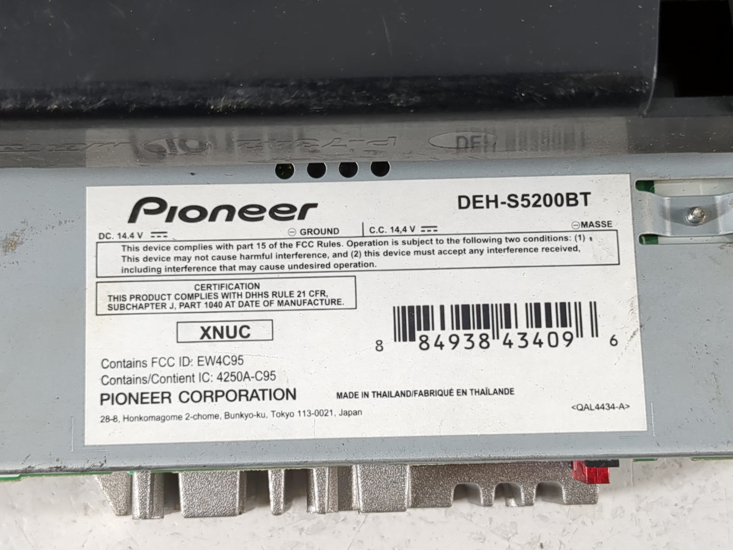 2014 Ford F-150 Radio AM FM Cd Player Receiver Replacement Fits OEM Used Auto Parts - Oemusedautoparts1.com