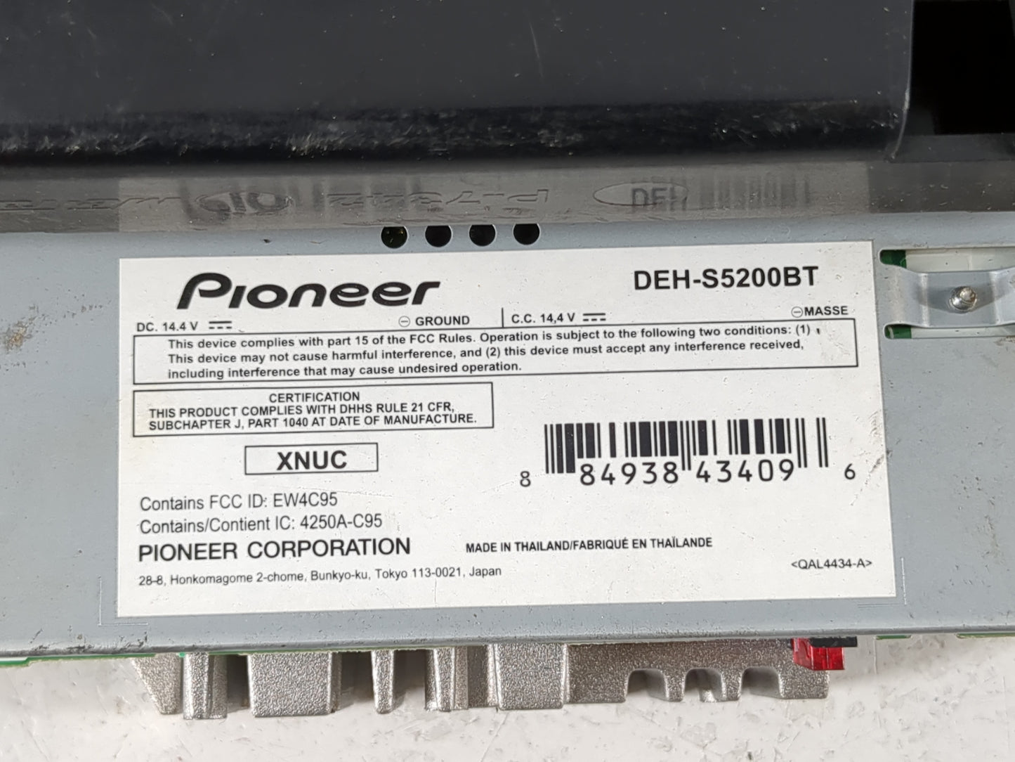2014 Ford F-150 Radio AM FM Cd Player Receiver Replacement Fits OEM Used Auto Parts - Oemusedautoparts1.com