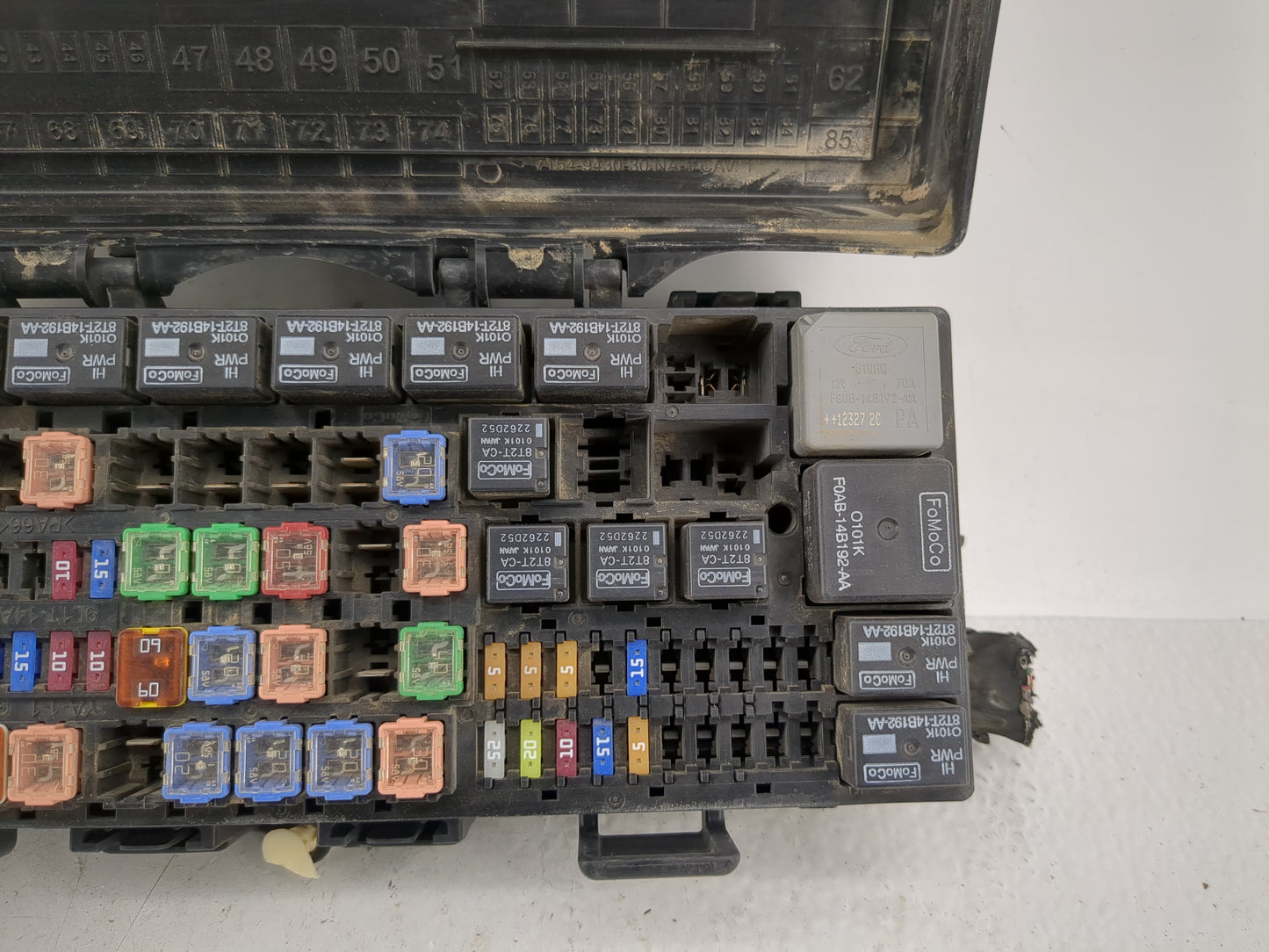 2011-2014 Ford F-150 Fusebox Fuse Box Panel Relay Module P/N:9L1T-14A003-AA Fits Fits 2011 2012 2013 2014 OEM Used Auto Part