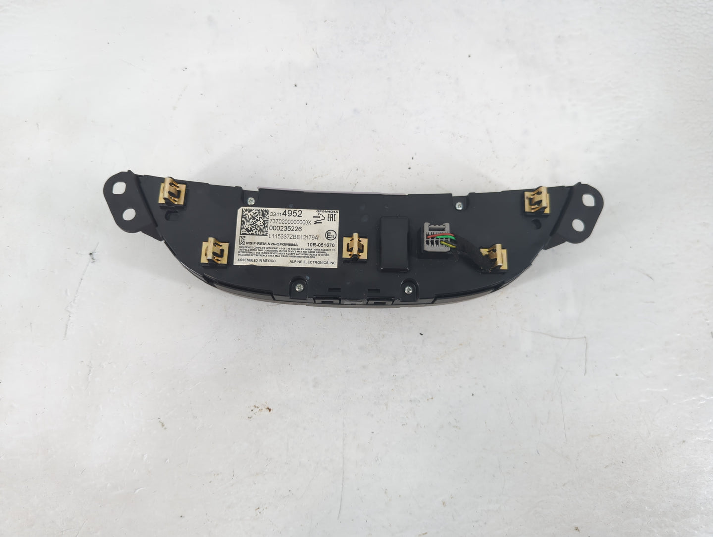 2013-2014 Ford F-150 Climate Control Module Temperature AC/Heater Replacement P/N:23414952 Fits Fits 2013 2014 OEM Used Auto