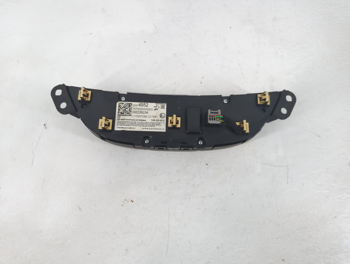 2013-2014 Ford F-150 Climate Control Module Temperature AC/Heater Replacement P/N:23414952 Fits Fits 2013 2014 OEM Used Auto