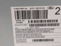 2014 Ford F-150 Radio AM FM Cd Player Receiver Replacement P/N:EL3T-19C107-EA Fits OEM Used Auto Parts - Oemusedautoparts1.c