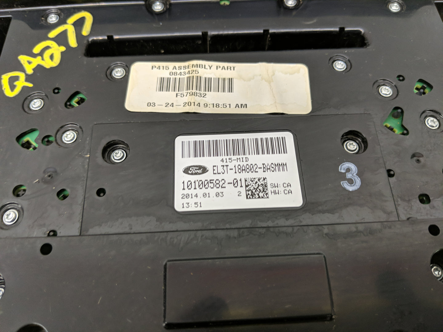 2014-2014 Ford F-150 Radio Control Panel - Oemusedautoparts1.com