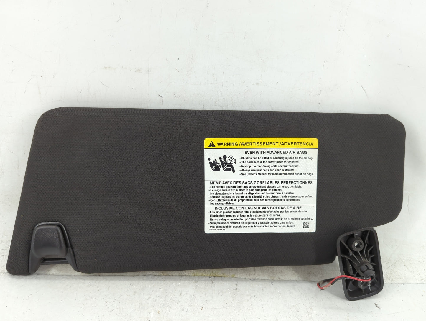 2010-2014 Ford F-150 Sun Visor Shade Replacement Passenger Right Mirror Fits Fits 2010 2011 2012 2013 2014 OEM Used Auto Par
