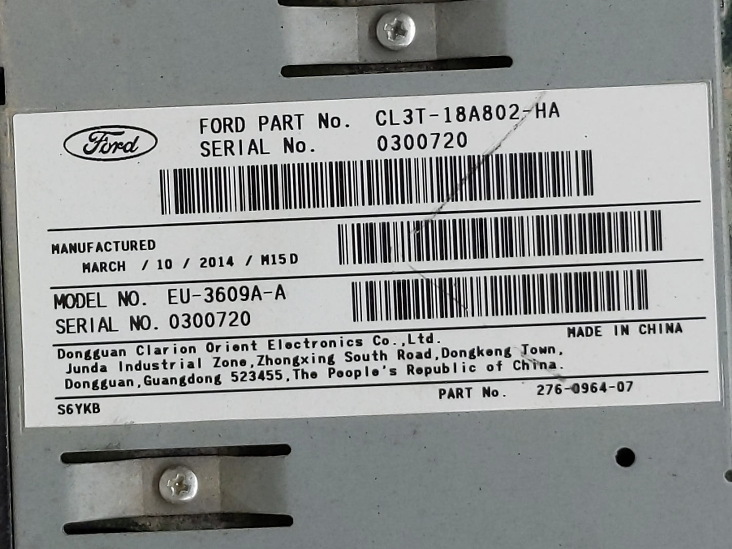 2012-2014 Ford F-150 Radio Control Panel - Oemusedautoparts1.com