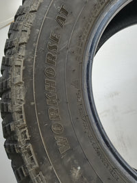 Used Tire LT245/75R17 GOODYEAR WORKHORSE AT 121/118S - Tread Depth 10/32 - Oemusedautoparts1.com