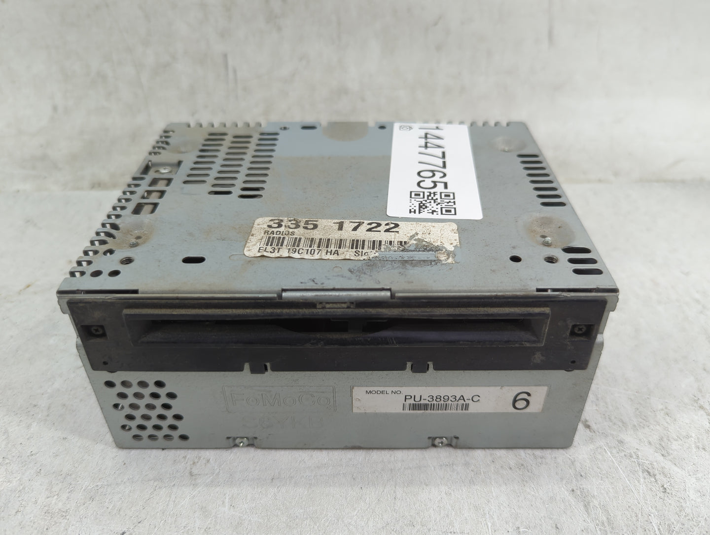 2013-2014 Ford F-150 Radio AM FM Cd Player Receiver Replacement P/N:EL3T-19C107-HA PU-3893A-C, EL3T-18C815-HA Fits Fits 2013