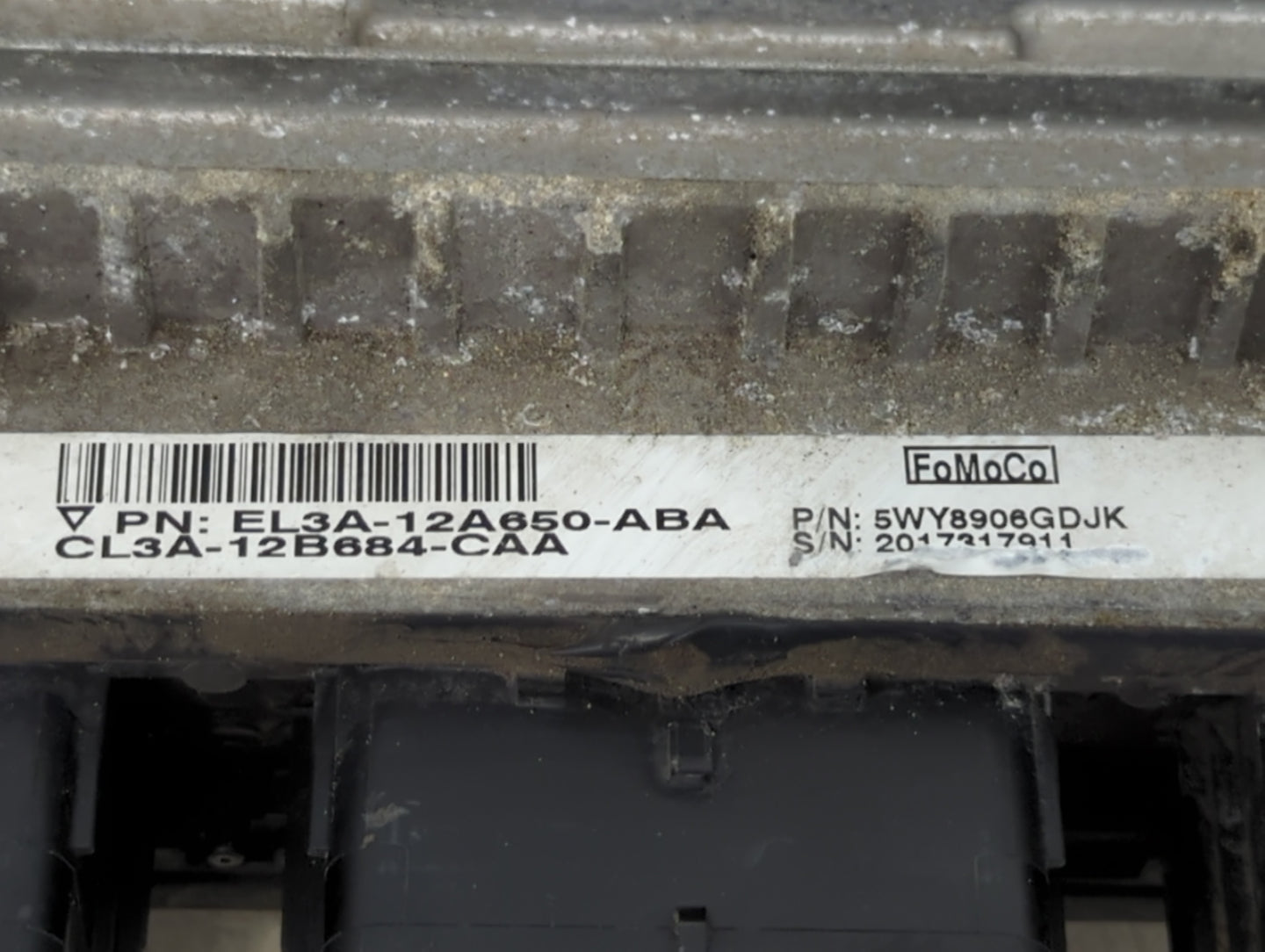2013-2014 Ford F-150 PCM Engine Control Computer ECU ECM PCU OEM P/N:EL3A-12A650-ABA CL3A-12B684-CAA Fits Fits 2013 2014 OEM