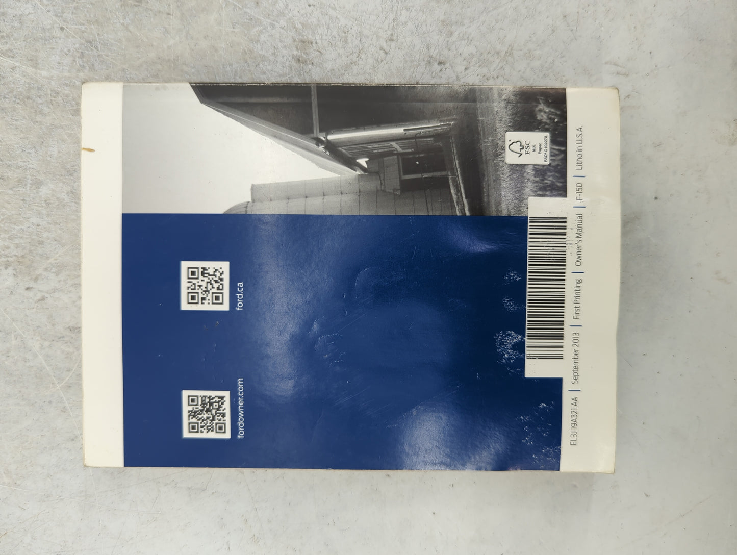 2014 Ford F-150 Owners Manual Book Guide P/N:EL3J19A321AA OEM Used Auto Parts - Oemusedautoparts1.com