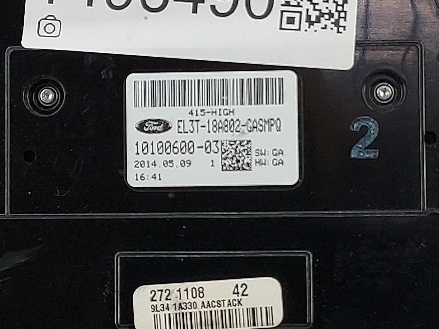 2014 Ford F-150 Radio Control Panel 1496490 - Oemusedautoparts1.com