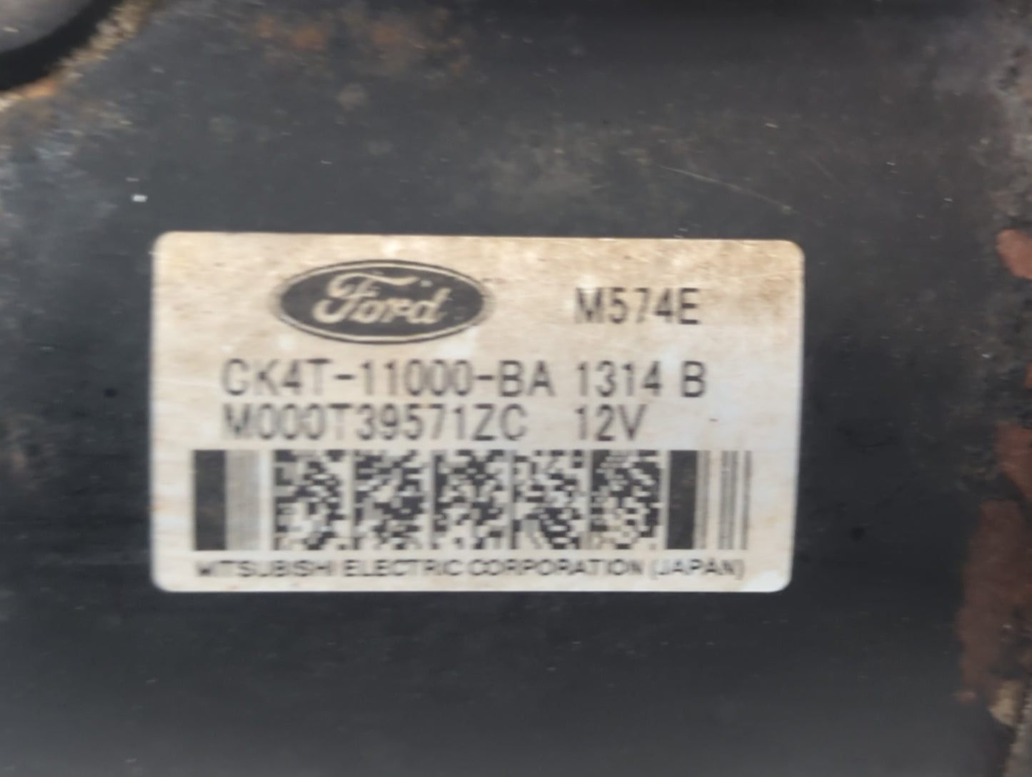 2011-2014 Ford F-150 Car Starter Motor Solenoid OEM P/N:M000T39571ZC 12V CK4T-11000-BA Fits Fits 2011 2012 2013 2014 2015 OE