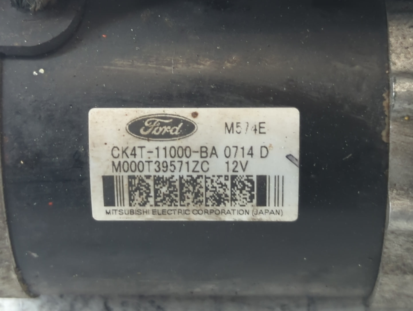 2011-2014 Ford F-150 Car Starter Motor Solenoid OEM P/N:M000T39571ZC 12V CK4T-11000-BA Fits Fits 2011 2012 2013 2014 2015 OE