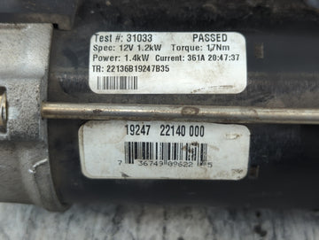 2013-2015 Ford F-150 Car Starter Motor Solenoid OEM P/N:19247 22140 000 22136B19247B35 Fits OEM Used Auto Parts