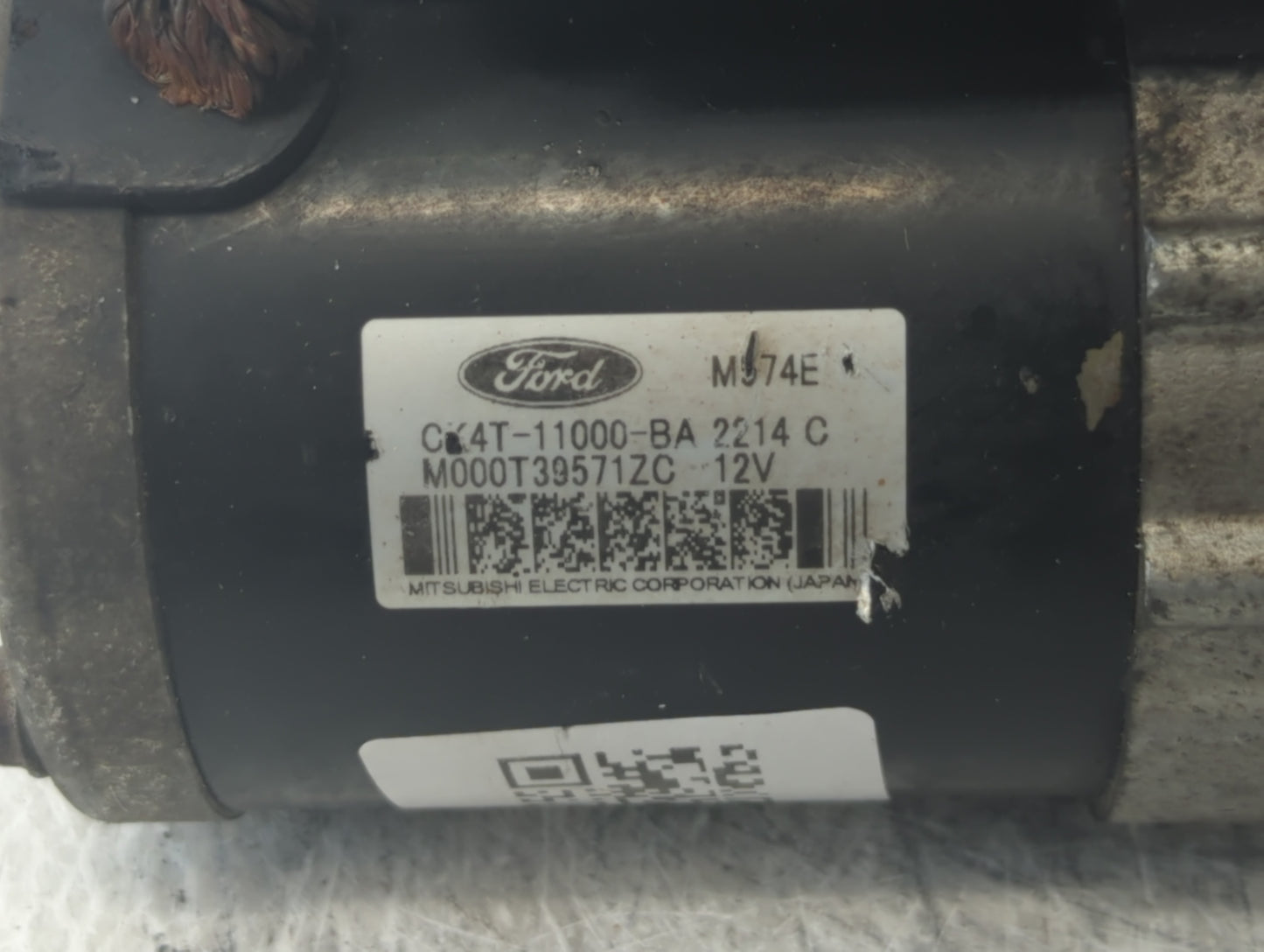 2011-2014 Ford F-150 Car Starter Motor Solenoid OEM P/N:M000T39571ZC CK4T-11000-BA Fits Fits 2011 2012 2013 2014 2015 OEM Us