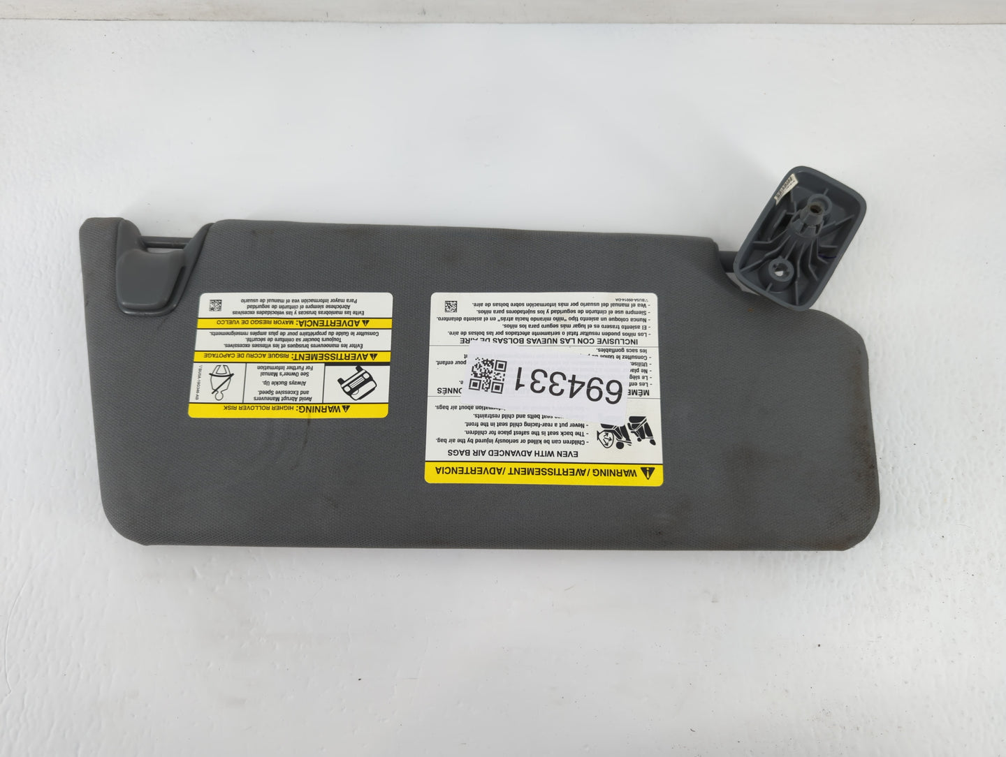 2011-2014 Ford F-150 Sun Visor Shade Replacement Driver Left Mirror Fits Fits 2011 2012 2013 2014 OEM Used Auto Parts - Oemu