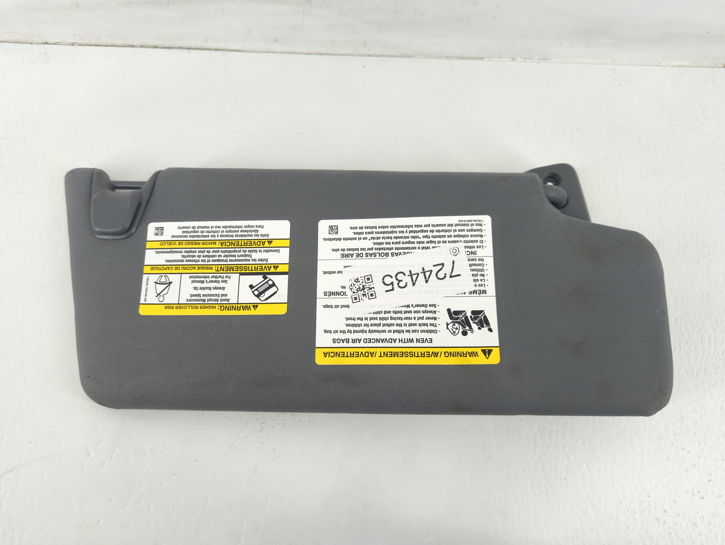 2011-2014 Ford F-150 Sun Visor Shade Replacement Driver Left Mirror Fits Fits 2011 2012 2013 2014 OEM Used Auto Parts - Oemu
