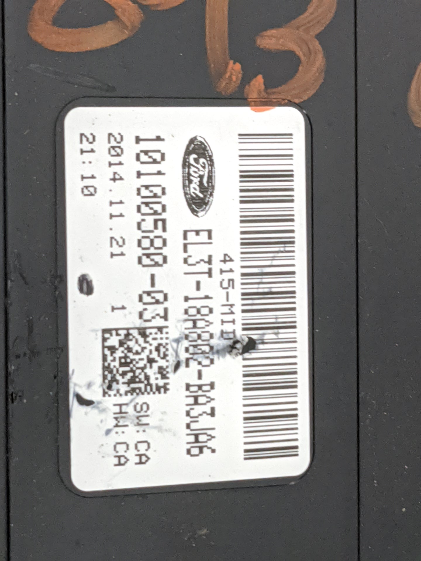 Ford F150 Radio Control Panel Black 1483048 - Oemusedautoparts1.com