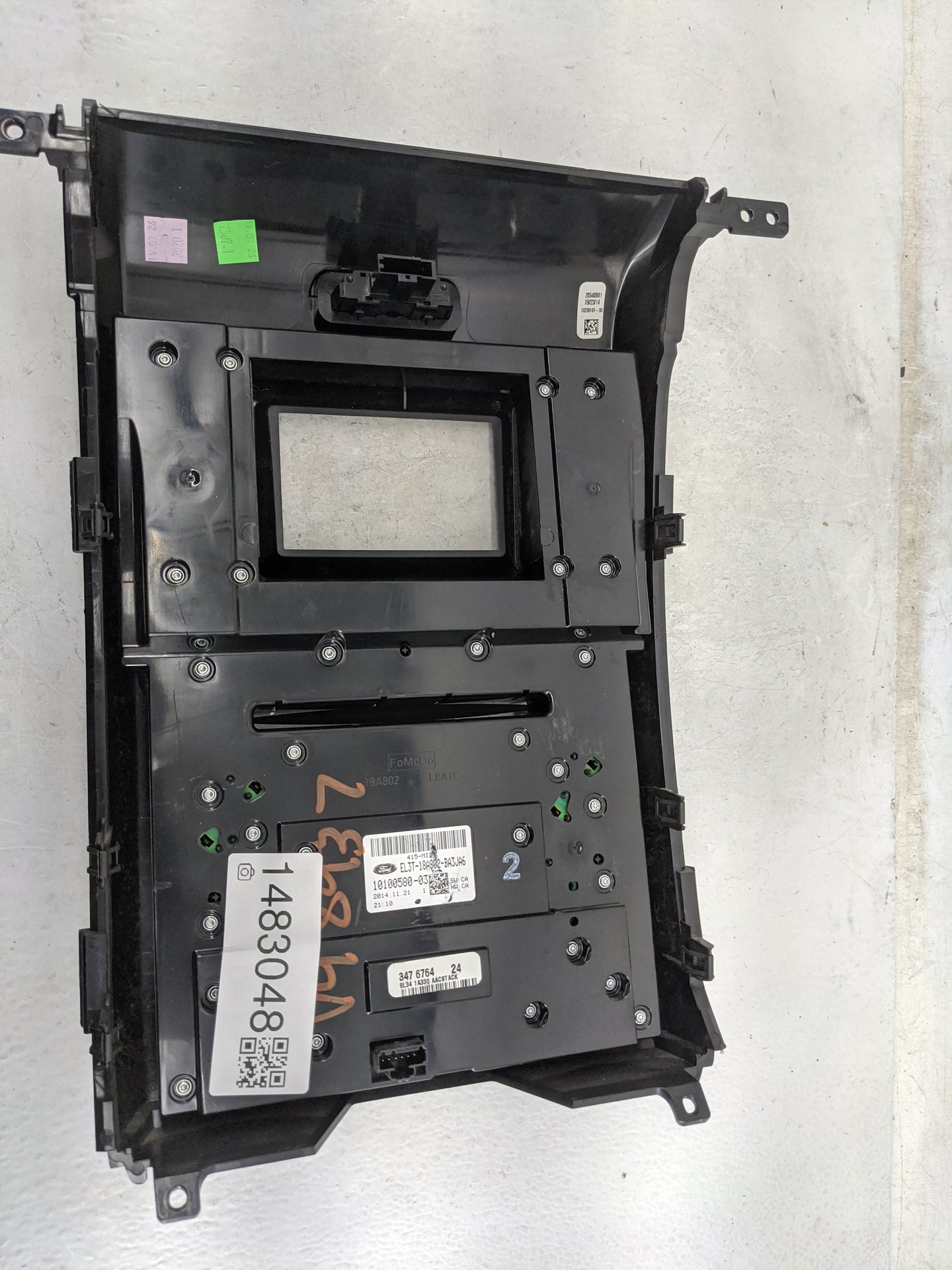 Ford F150 Radio Control Panel Black 1483048 - Oemusedautoparts1.com