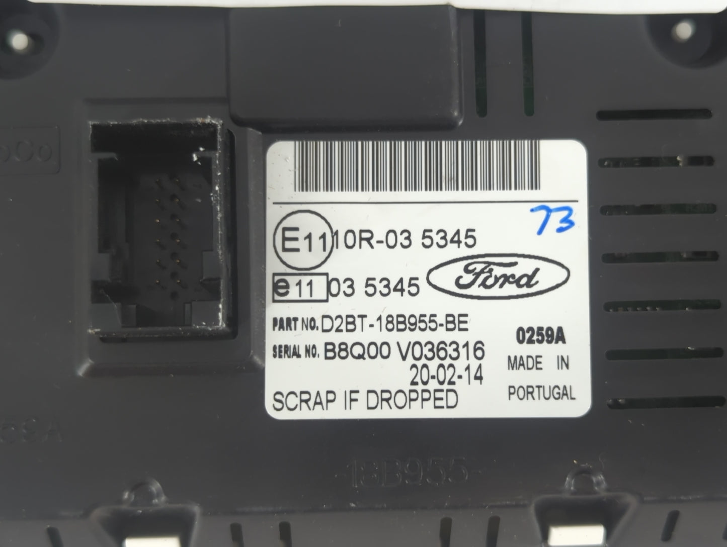 2014-2017 Ford Fiesta Information Display Screen - Oemusedautoparts1.com