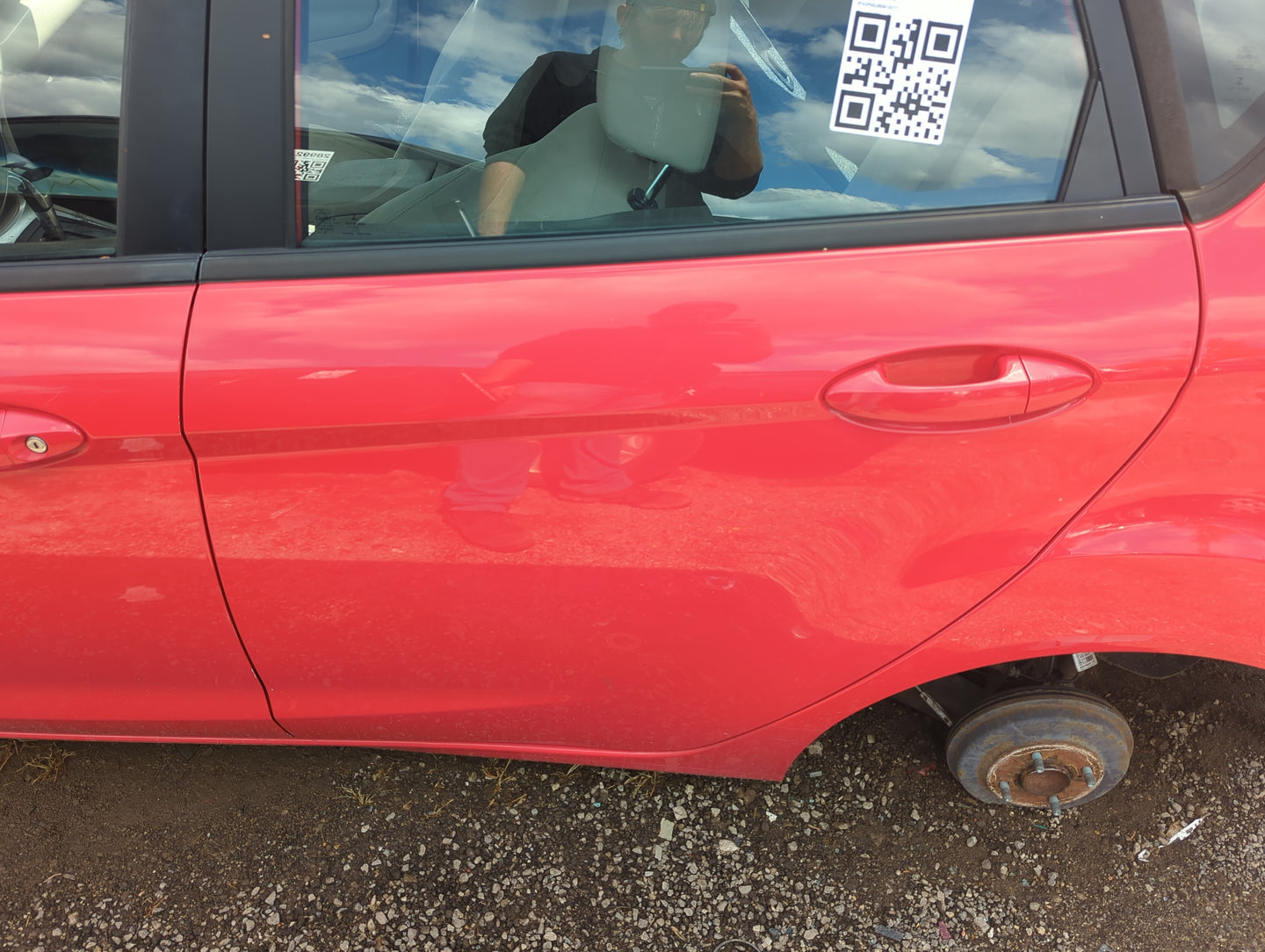 2011-2015 Ford Fiesta Driver Rear Door Oem - Oemusedautoparts1.com