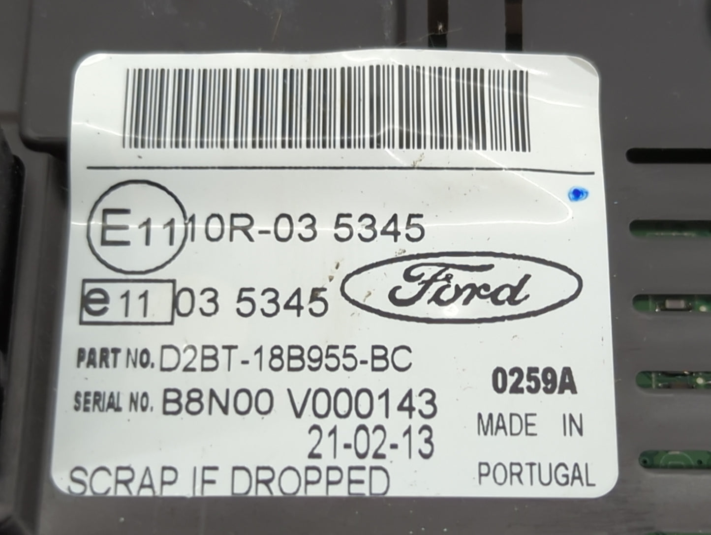 2014-2014 Ford Fiesta Information Display Screen 1139939 - Oemusedautoparts1.com