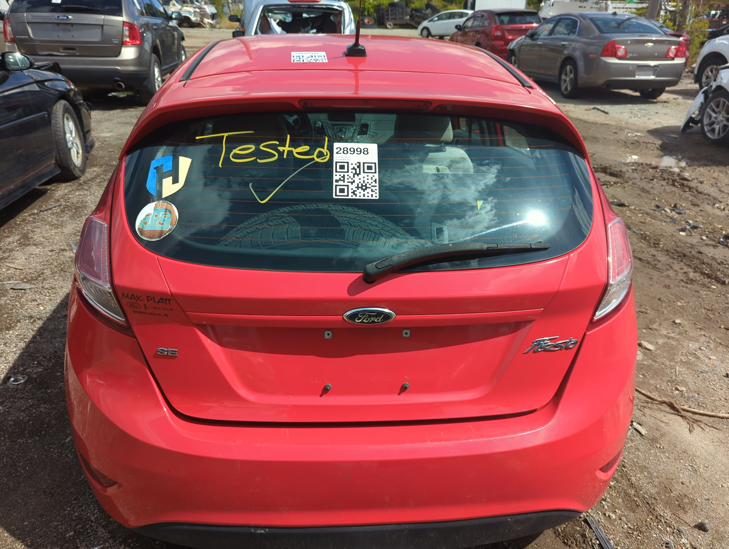 2011-2019 Ford Fiesta Trunk/decklid/hatch/tailgate Oem - Oemusedautoparts1.com