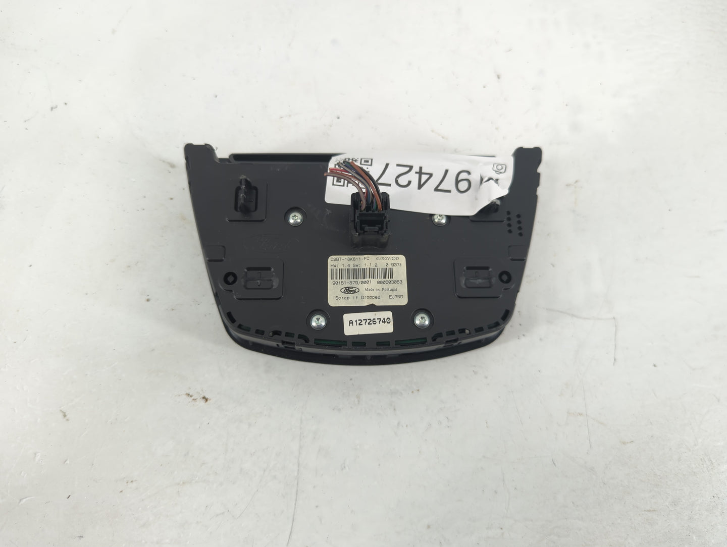 2014 Ford Fiesta Climate Control Module Temperature AC/Heater Replacement P/N:D2BT-18K811-FC Fits OEM Used Auto Parts - Oemu