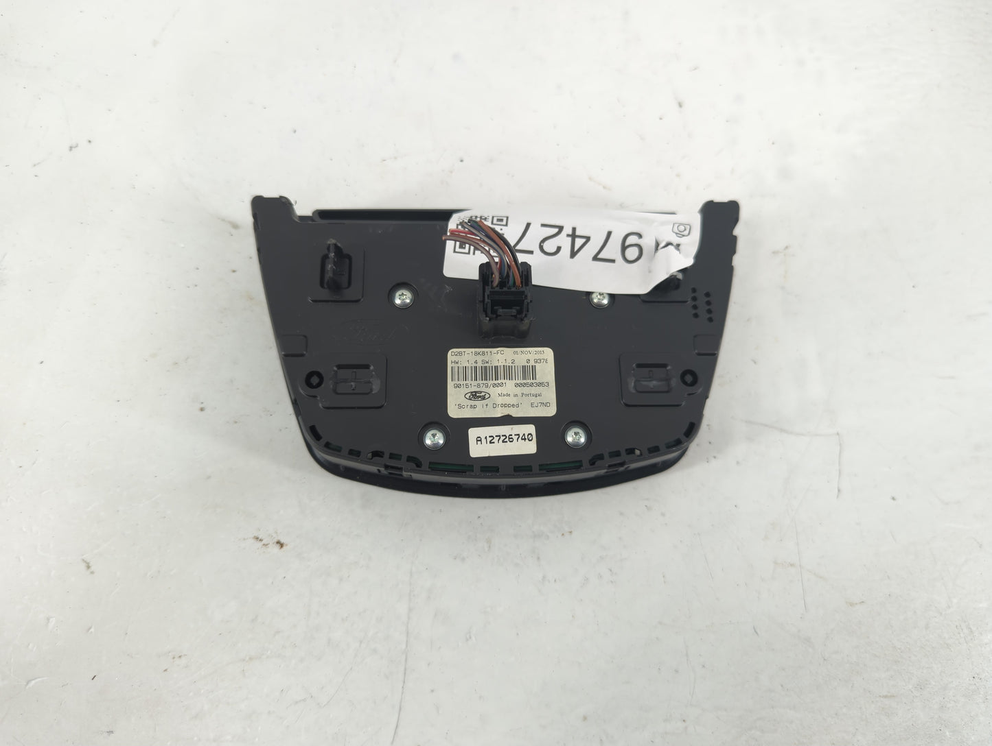 2014 Ford Fiesta Climate Control Module Temperature AC/Heater Replacement P/N:D2BT-18K811-FC Fits OEM Used Auto Parts - Oemu